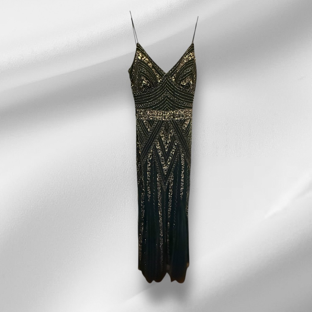 Marina Beaded Evening Gown‎ Prom Dress nwt